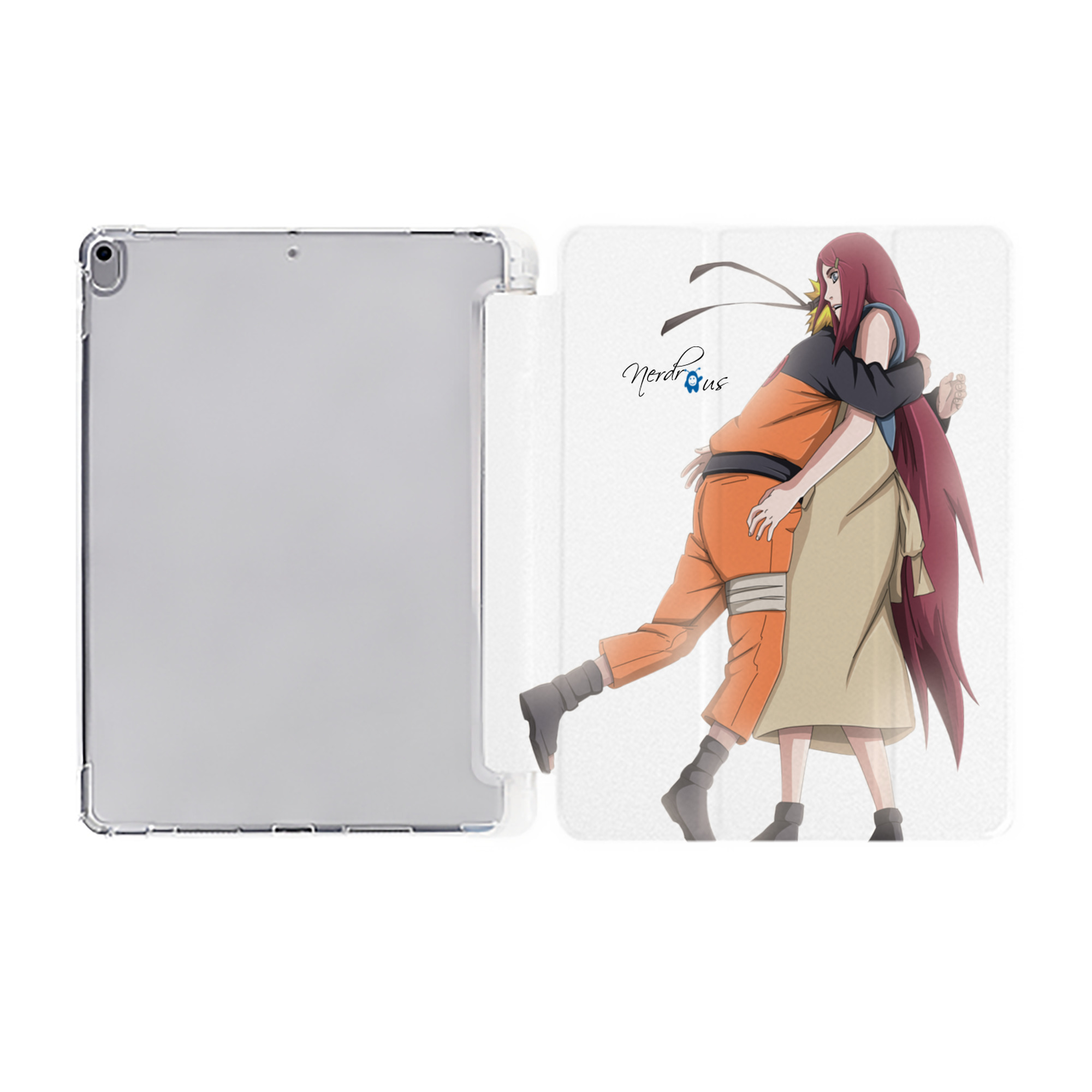 （画像用） NARUTO -ナルト- うずまき ナルト Uzumaki Naruto IPad ケース ペン収納付き 三つ折りスタンド PUレザー×シリコン 対応機種9.5/10.5/10.9インチ